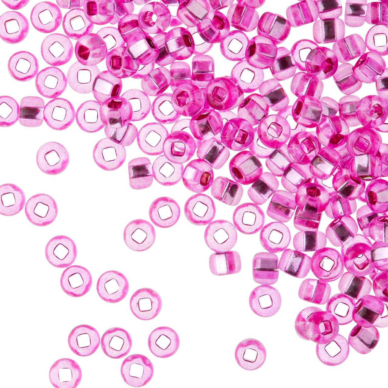 12 Pack: John Bead Silver Lined Czech Glass Seed Beads, 6/0